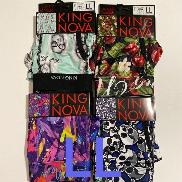 KING NOVA ボクサーパンツ LL 4枚セット