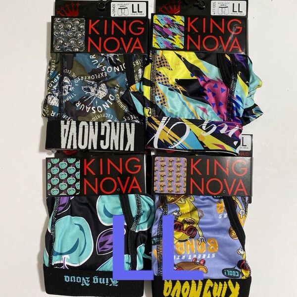 KING NOVA ボクサーパンツ LL 4枚セット