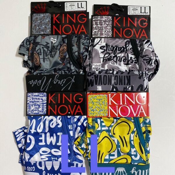KING NOVA ボクサーパンツ LL 4枚セット