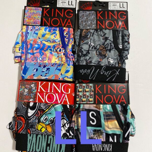 KING NOVA ボクサーパンツ LL 4枚セット