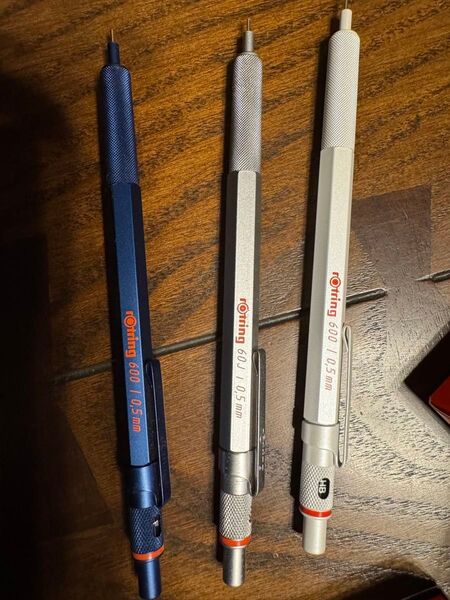 rOtring 600 製図用シャープペンシル 0.5mm 3本セット
