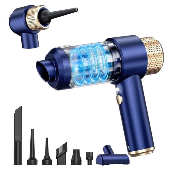 【未開封新品】ハンディクリーナー 多機能ミニ掃除機 乾湿両用 強力吸引力小型クリーナー高速充 低噪音策 LED