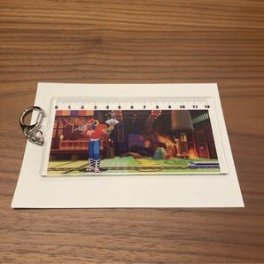 ストリートファイターZERO3 ゼロ ステージ定規キーホルダー