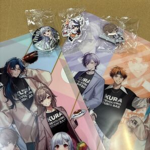 にじさんじ くら寿司 めじるしチャーム 缶バッジ アクリルスタンド クリアファイル 夜見れな 葉加瀬冬雪 加賀美ハヤト