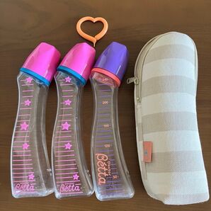 Betta ベッタ 哺乳瓶3本と保温ケースセット