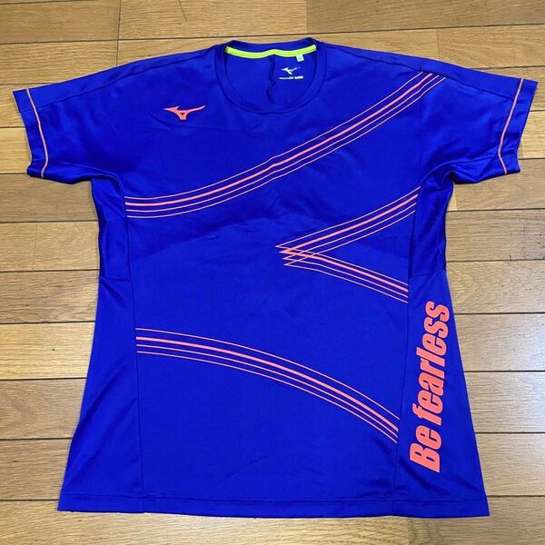 MIZUNO 半袖 Tシャツ バレーボール XL ブルー