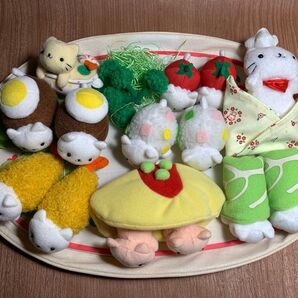 ★にゃんにゃんにゃんこ パーティープレート 2003 マスコット サンエックス レトロ ぬいぐるみ★