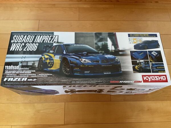 新品 京商 1/10 EP 4WD フェーザーMk2 FZ02 スバル インプレッサ WRC 2006 34426T1
