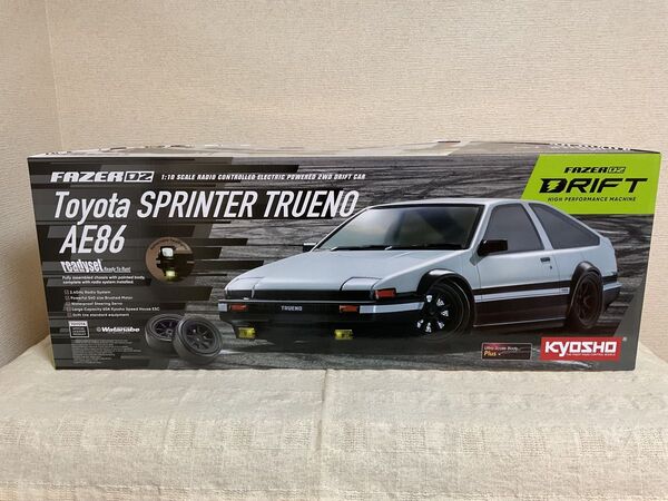 新品 京商 1/10 EP 2WD フェーザーD2 FZD2シリーズ レディセット トヨタ スプリンター トレノ AE86