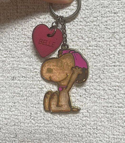 スヌーピー キーホルダー アクリルキーホルダー ピーナッツ ベル PEANUTS BELLE