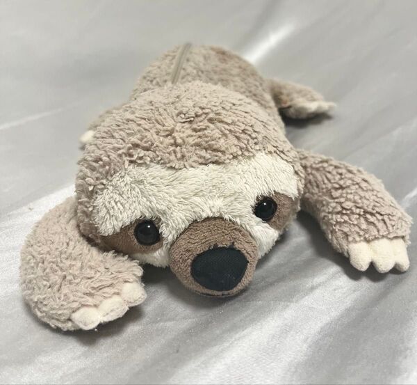 ベストエバー ナマケモノ ペンケース 筆箱 文房具 ぬいぐるみ 動物 ポーチ