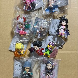 ワンピース フィギュアキーホルダー 10点セット