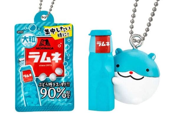 森永ラムネ ラムねこ しゅうチュー ミニチュアチャーム ガチャ セット【ガチャガチャ】