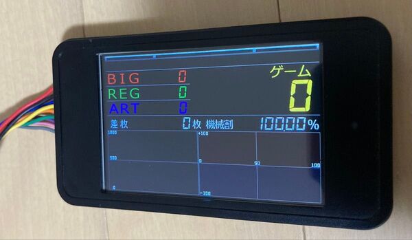IPS データカウンター 高性能 タッチパネル 黒