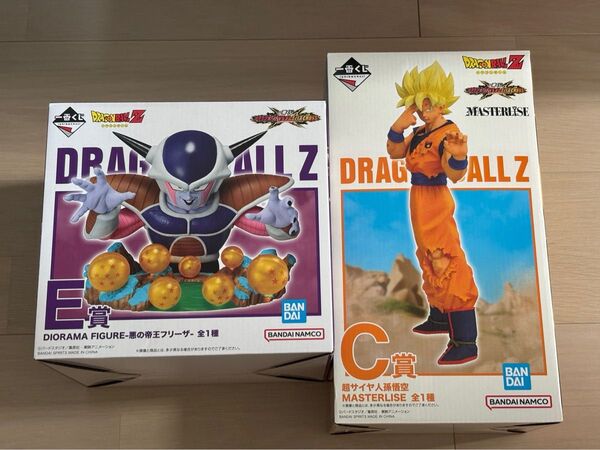 ドラゴンボール 一番くじ VSオムニバスCROSS C賞 超サイヤ人孫悟空 E賞 悪の帝王フリーザ 2体セット