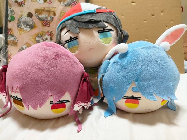 ホロライブプロダクション 寝そべりぬいぐるみ宝鐘マリン 兎田ぺこら 大空スバル