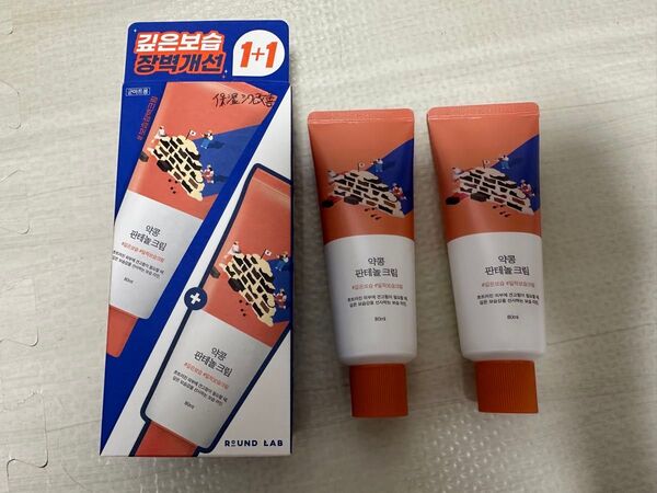 ROUND LAB ラウンドラボ パンテノールクリーム 80ml ×2つ