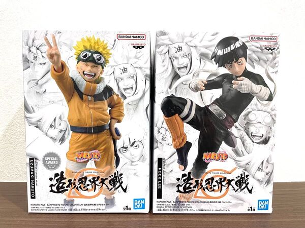 2種セット NARUTO ナルト 造形忍界大戦 ナルト ロックリー フィギュア
