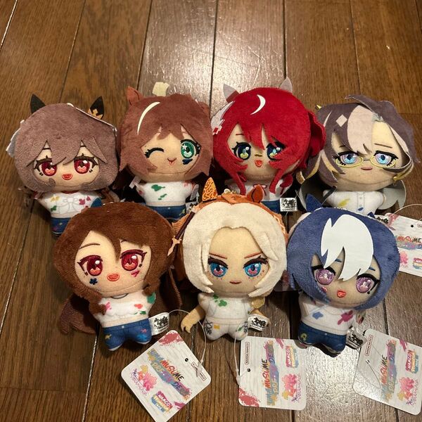 ナムコ限定 ウマ娘 プリティーダービー ぬいぐるみマスコット ペインタースタイル 7種 コンプリートセット