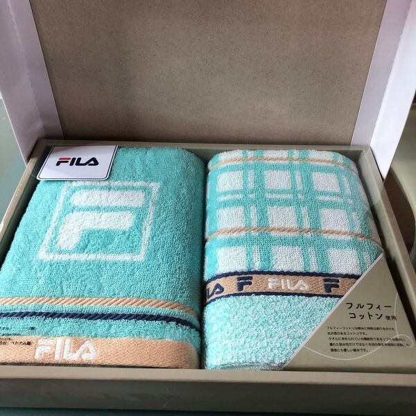 新品 FILAフェイスタオル2枚セット