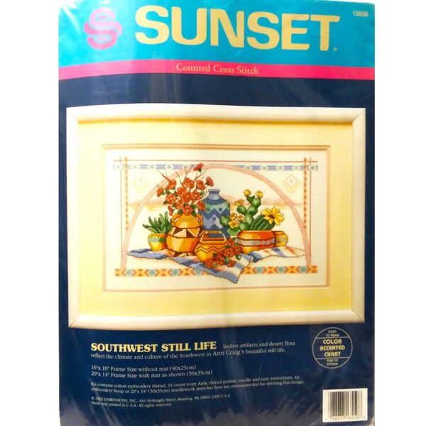クロスステッチ キット【SUNSET DIMENSIONS】Southwest Still Life