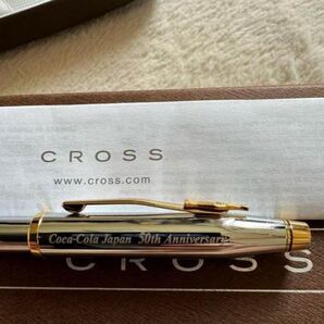 【超希少・新品未使用品】CROSS ボールペン コカ・コーラジャパン 50周年記念モデル 限定品 美品