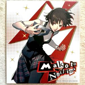 【超希少・新品未使用品】ペルソナ5 ザ・ロイヤル セガコラボカフェアートパネル新島真 制服 美品