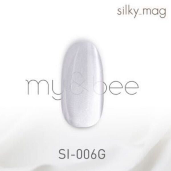 my&bee シルキーマグ SI-006G 8mL クリア マグネット 微粒子マグネット カラージェル シルバー マイビー