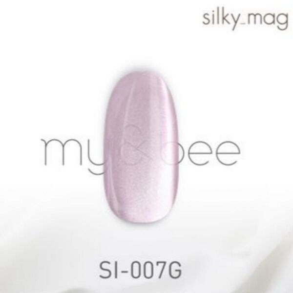 my&bee シルキーマグ SI-007G 8mL マグネットネイル マグネットジェル 微粒子マグネット カラージェル マイビー