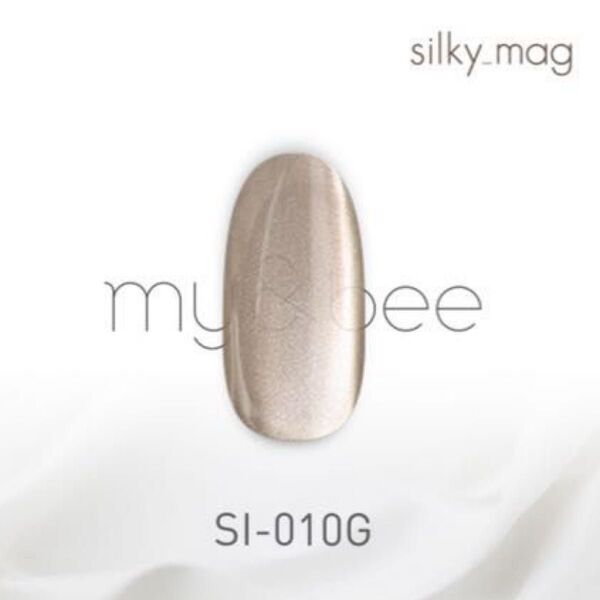 my&bee シルキーマグ SI-010G 8mL 微粒子マグネット マグネットネイル マグネットジェル カラージェル マイビー
