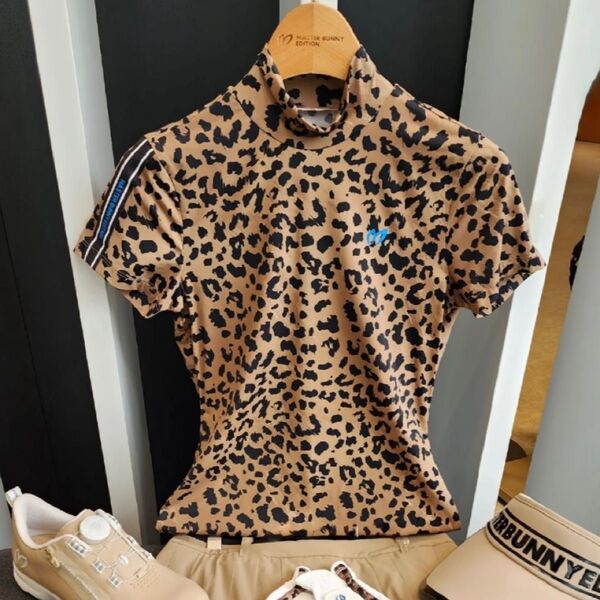 ゴルフ マスターバニーエディション レディース トップス シャツ(ブラウン)Sサイズ
