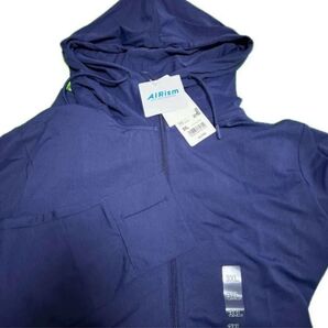UNIQLO ユニクロ エアリズムUVカットメッシュパーカー 3XL 新品 紺色 ラストワン
