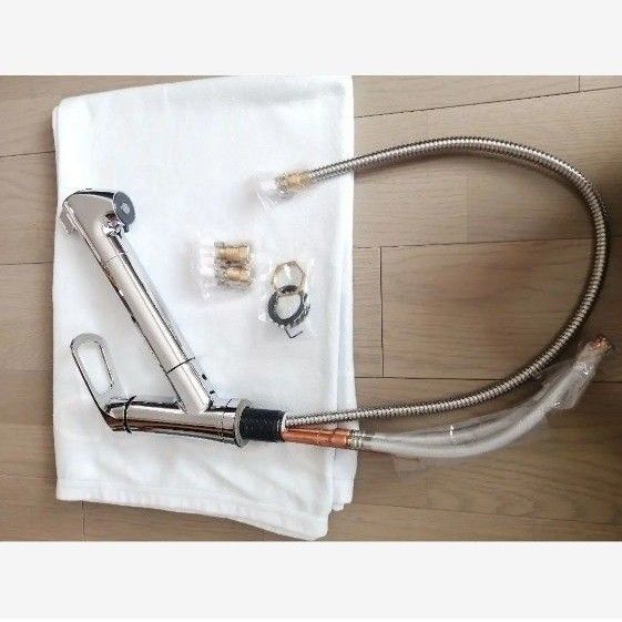 サンエイ シングル浄水器付ワンホールスプレー混合栓