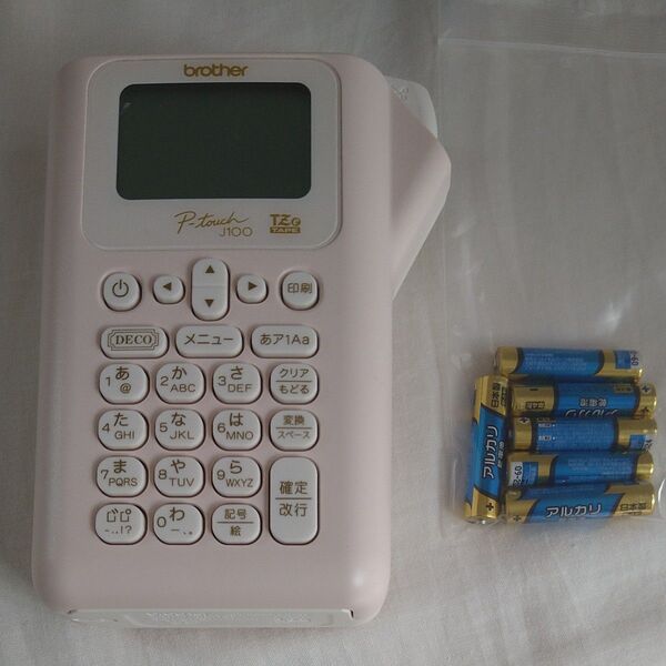brother P-touch J100 ガーリーピンク