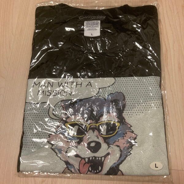 MAN WITH A MISSION×Candy Stripper アメコミTシャツ 新品未開封品 Lサイズ