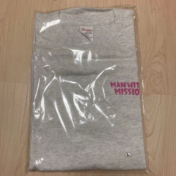 MAN WITH A MISSION 15th AnnivロゴTシャツ L 新品未開封品 (アッシュ)