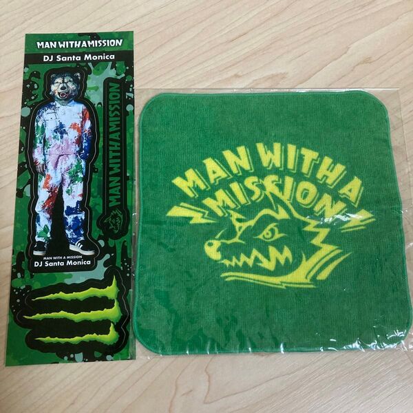 MAN WITH A MISSION DJサンタモニカ ハンドタオル 新品未開封品