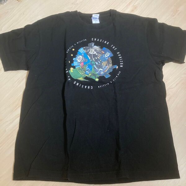 MAN WITH A MISSION CHASING THE HORIZONツアー Tシャツ Lサイズ ブラック