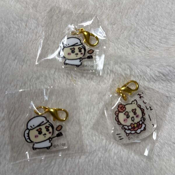 ちいかわ ミニアクリルチャーム シーサー ちいかわレストラン&超まじかるちいかわ 三点セット