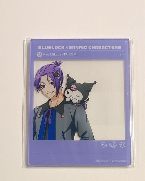 ブルーロック 御影玲王 サンリオコラボ 第一弾 クリアカード クロミ サンリオキャラクターズ
