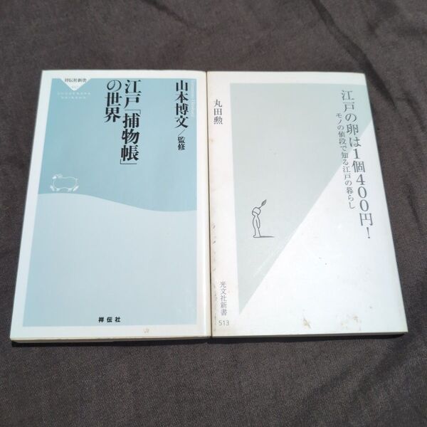 新書2冊セット 歴史 日本史 江戸時代
