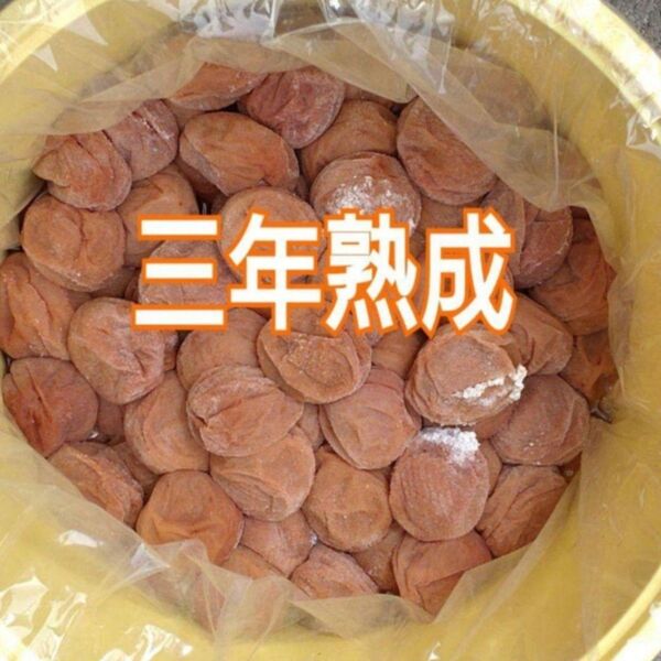 【三年熟成梅】本場南高梅 みなべ町産完熟白干し梅 A級 1kg