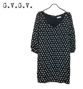 [1000 иен ~] ★ G.V.G.V Gevisivi Lugiophone Total Pattern v Nece One Piece Black 36