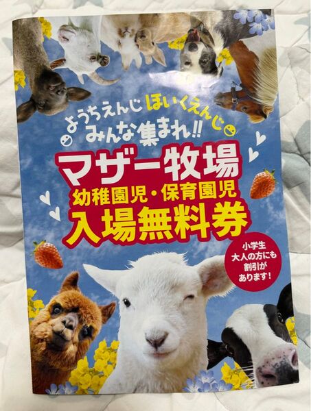 マザー牧場 割引券