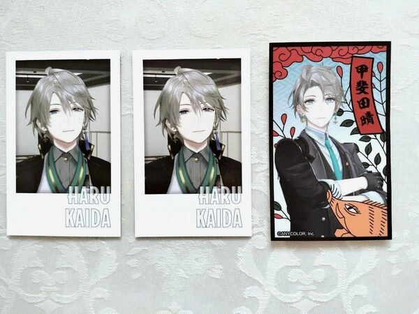 甲斐田晴【ROF-MAO 1st Anniversary】ランダムチェキ風カード ろふまお せんべい シール