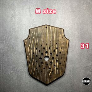 着生板 31 【ダークオーク色】 ビカクシダ コウモリラン 板付 Platycerium board 着生材 ヘゴ板 杉板 コルク