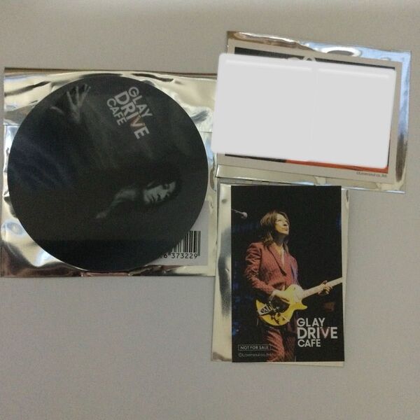 GLAY DRIVE CAFE アクリルコースター ステッカー TAKURO