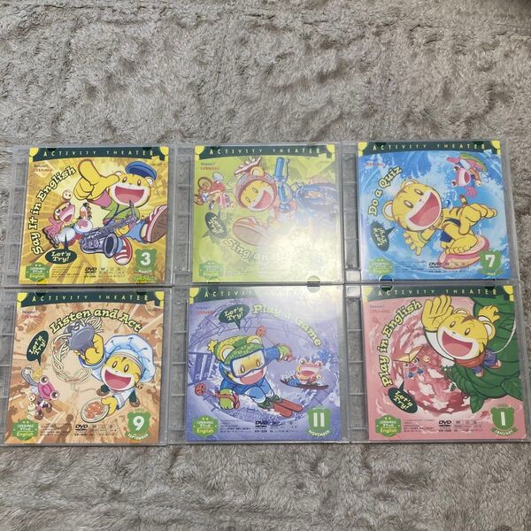 こどもちゃれんじ すてっぷ イングリッシュ DVD 6枚 セット