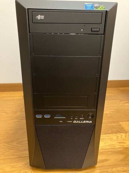 GALLERIA ライト ゲーミング PC ストレージなし