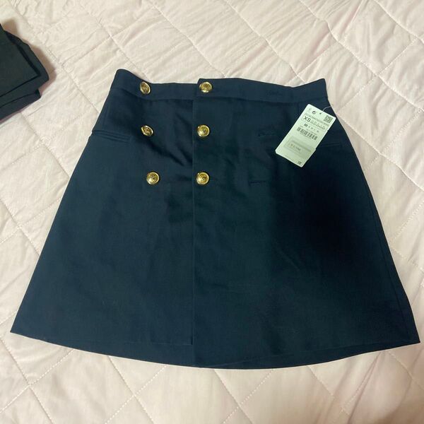ZARA ミニスカート ネイビー XS 未使用